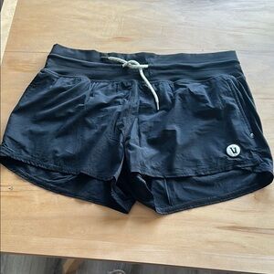 Vuori Black Women's Athletic Shorts